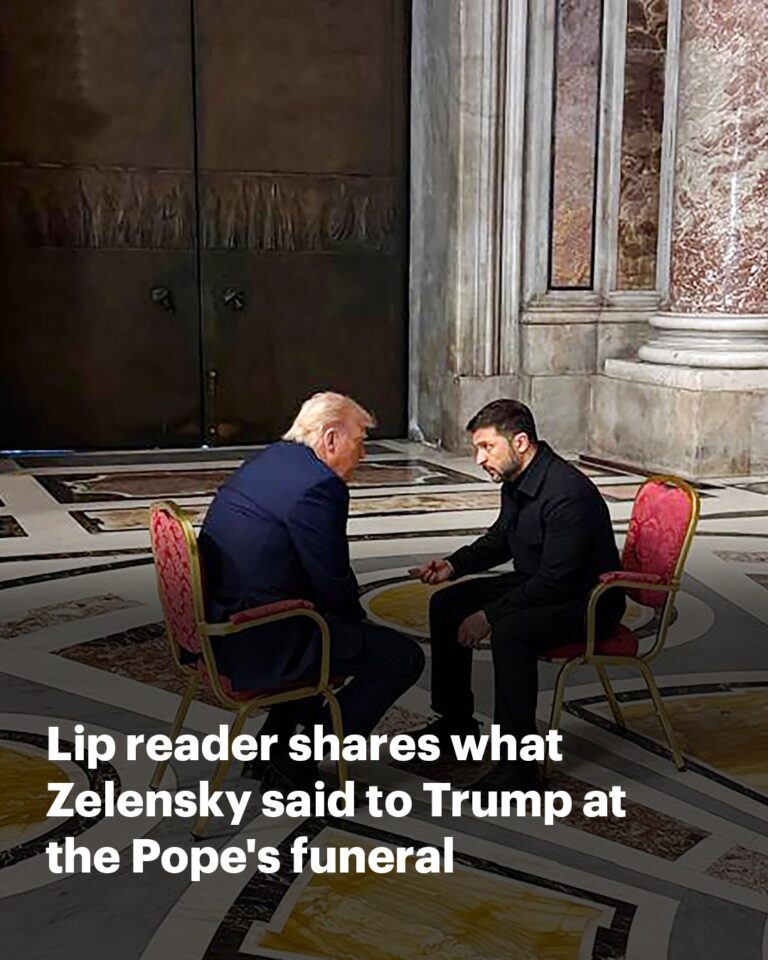 Lip reader reveals what Zelensky said to Donald Trump at Pope’s funeral in pair’s first encounter since THAT Oval Office showdown